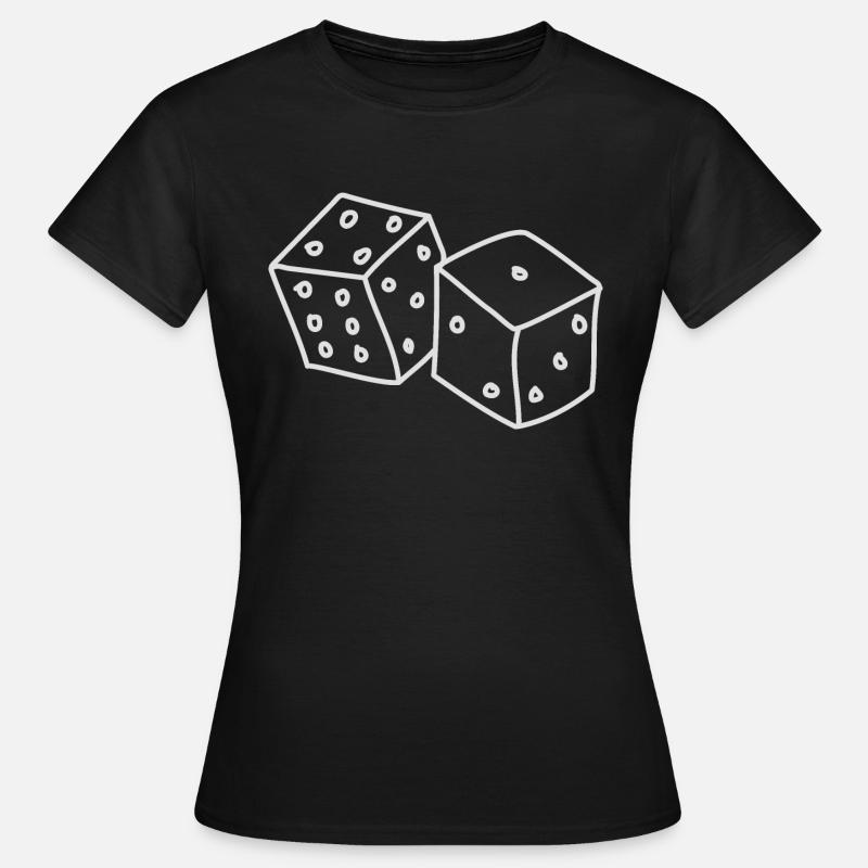 Dice Dice Sketch - Women's T-Shirt - black