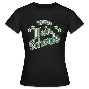 Spritzer au vin blanc - T-shirt Femme - noir - Devant - AI Model Female 172 dark (172cm)