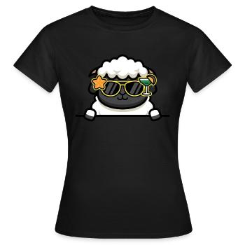 Agneau frais - T-shirt Femme - noir - Devant - AI Model Female 172 dark (172cm)