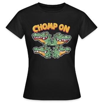 ALLIGATORS - T-shirt Femme - noir - Devant - AI Model Female 172 dark (172cm)