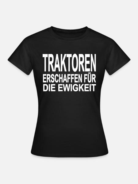Traktor - Frauen T-Shirt - Schwarz