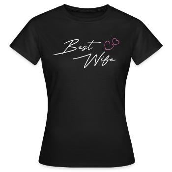 Meilleure Femme Design blanc - T-shirt Femme - noir - Devant - AI Model Female 172 dark (172cm)