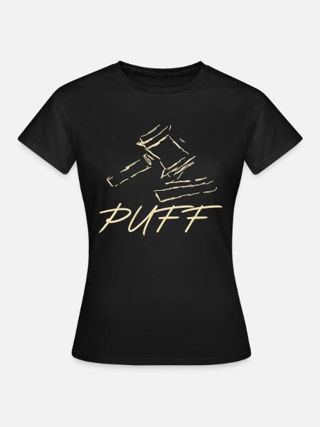 Puff - Frauen T-Shirt - Schwarz