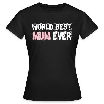 Meilleure maman au monde de tous les temps Maman Maman Cadeaux pour la fête des mères - T-shirt Femme - noir - Devant - AI Model Female 172 dark (172cm)
