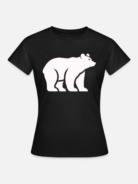 baer - Frauen T-Shirt - Schwarz