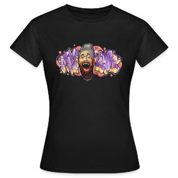 Say Yeah - Frauen T-Shirt - Schwarz - Vorne - AI Model Female 172 dark (172cm)