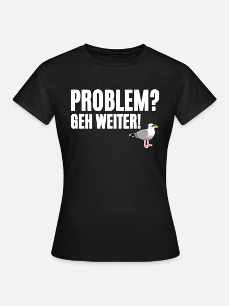 Hamburger Kiez Spruch - Frauen T-Shirt - Schwarz