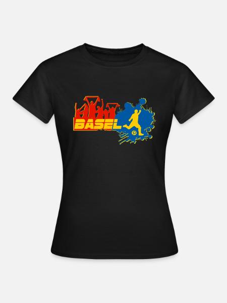 Basel Fan - Frauen T-Shirt - Schwarz