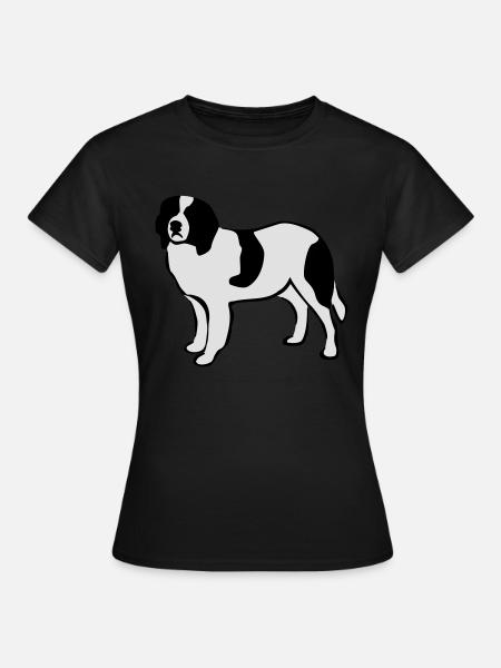 Landseer - Frauen T-Shirt - Schwarz