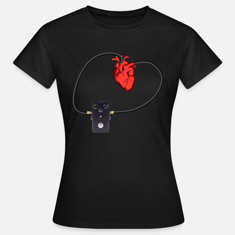 phaser heart - Women's T-Shirt - black