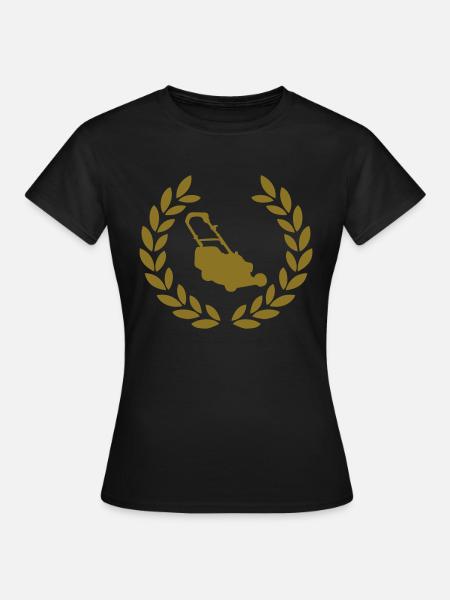 lown mower deluxe - Frauen T-Shirt - Schwarz