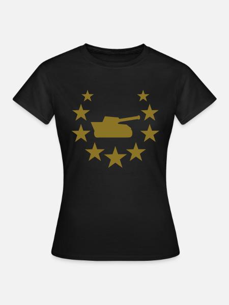 tank star - Frauen T-Shirt - Schwarz