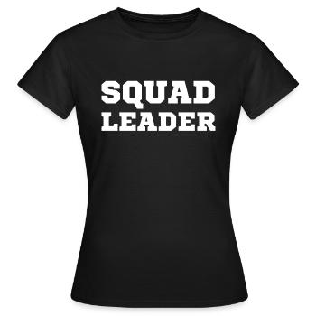 Squad leader - Women's T-Shirt - black - Front - AI Model Female 172 dark (172cm)