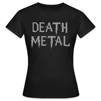 Death Metal - Frauen T-Shirt - Schwarz - Vorne - AI Model Female 172 dark (172cm)