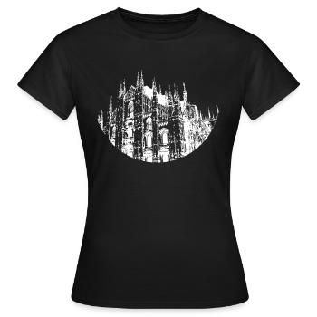 mailand - Frauen T-Shirt - Schwarz - Vorne - AI Model Female 172 dark (172cm)