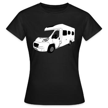 Recreational vehicle - Women's T-Shirt - black - Front - AI Model Female 172 dark (172cm)