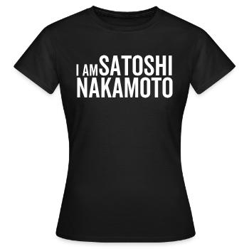 Ich bin Satoshi Nakamoto - Frauen T-Shirt - Schwarz - Vorne - AI Model Female 172 dark (172cm)