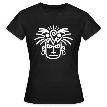 Kultur der Azteken, Lateinamerika - Frauen T-Shirt - Schwarz - Vorne - AI Model Female 172 dark (172cm)