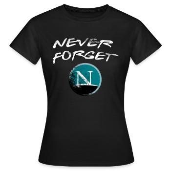 Never forget Netscape - Women's T-Shirt - black - Front - AI Model Female 172 dark (172cm)
