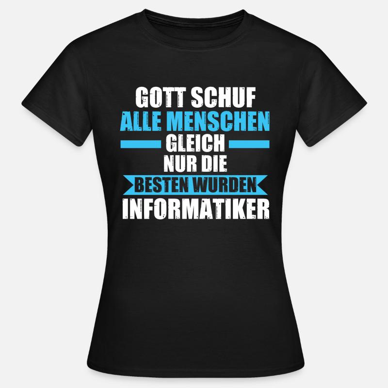 Programmieren Codieren Programmierer Geschenk - Frauen T-Shirt - Schwarz