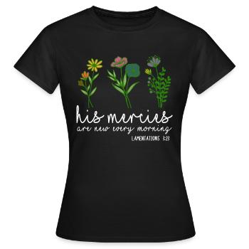 Église Religion Catholique Catholique Jésus-Christ - T-shirt Femme - noir - Devant - AI Model Female 172 dark (172cm)