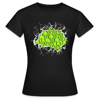 fête de famille une famille une équipe famille aime le mieux - T-shirt Femme - noir - Devant - AI Model Female 172 dark (172cm)