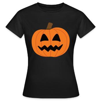 Citrouille - T-shirt Femme - noir - Devant - AI Model Female 172 dark (172cm)