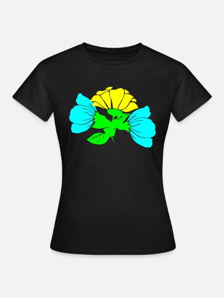 Flowers - Women's T-Shirt - black
