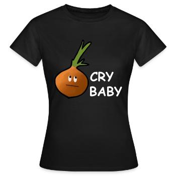 Pleure bébé Ziebel - T-shirt Femme - noir - Devant - AI Model Female 172 dark (172cm)
