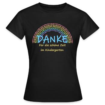 Kindergarten Verabschiedung Geschenk Einschulung - Frauen T-Shirt - Schwarz - Vorne - AI Model Female 172 dark (172cm)