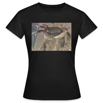 Mr Crabe le Crabe - T-shirt Femme - noir - Devant - AI Model Female 172 dark (172cm)