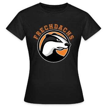 Frechdachs freche Leute wilde Seite - Frauen T-Shirt - Schwarz - Vorne - AI Model Female 172 dark (172cm)