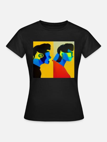 People - Frauen T-Shirt - Schwarz