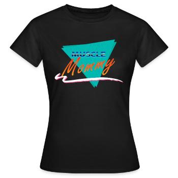 Muskel Mama - Frauen T-Shirt - Schwarz - Vorne - AI Model Female 172 dark (172cm)