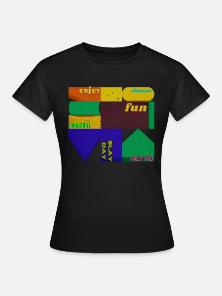 Durcheinander - Frauen T-Shirt - Schwarz