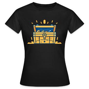 Schatz - Frauen T-Shirt - Schwarz - Vorne - AI Model Female 172 dark (172cm)