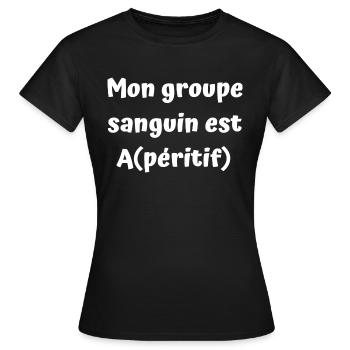 J'ai promis de vous faire rire aujourd'hui - T-shirt Femme - noir - Devant - AI Model Female 172 dark (172cm)