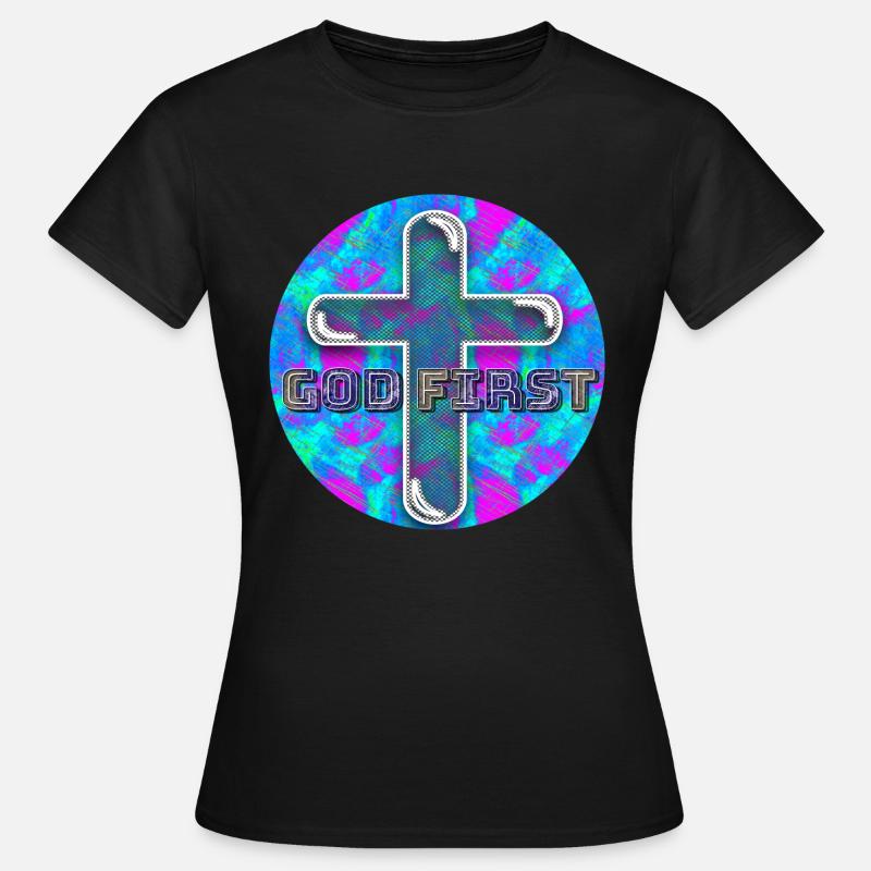 God First (One) - Women's T-Shirt - black