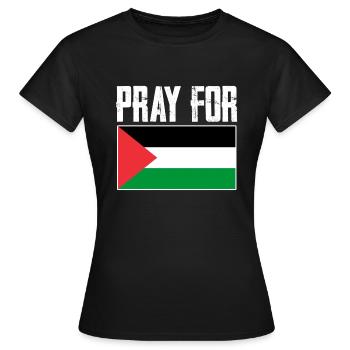 Palestine libre - T-shirt Femme - noir - Devant - AI Model Female 172 dark (172cm)