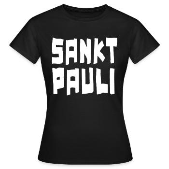 SANKT PAULI - T-shirt Femme - noir - Devant - AI Model Female 172 dark (172cm)