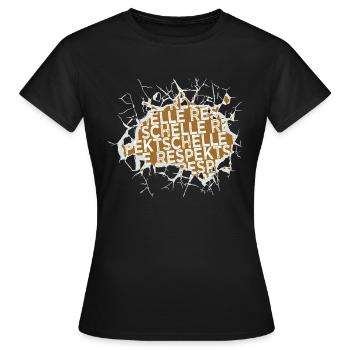 Geek Dire Bday Citation Drôle - T-shirt Femme - noir - Devant - AI Model Female 172 dark (172cm)
