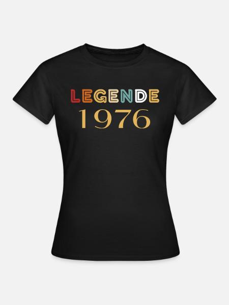 LEGENDE 1976 - Frauen T-Shirt - Schwarz