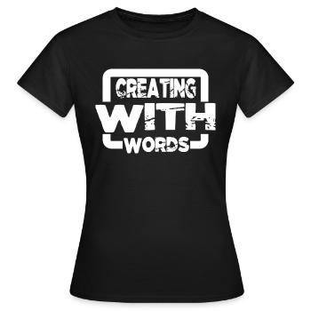 Creative Mindset Cool Creative Inspiration - Women's T-Shirt - black - Front - AI Model Female 172 dark (172cm)