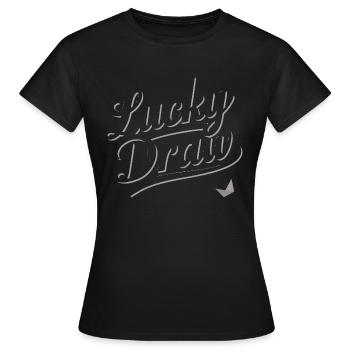 LUCKY DRAW - Women's T-Shirt - black - Front - AI Model Female 172 dark (172cm)