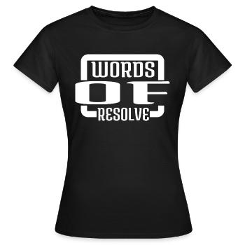 Staying Determined Conversation Starters - Women's T-Shirt - black - Front - AI Model Female 172 dark (172cm)