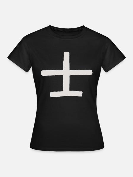 Samurai (Japanisch) - Kanji Schriftzeichen - Frauen T-Shirt - Schwarz