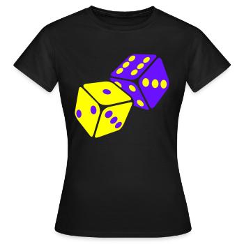 Cube - T-shirt Femme - noir - Devant - AI Model Female 172 dark (172cm)