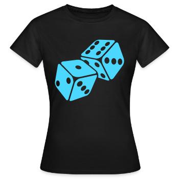 cube - T-shirt Femme - noir - Devant - AI Model Female 172 dark (172cm)