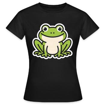 toad - Women's T-Shirt - black - Front - AI Model Female 172 dark (172cm)