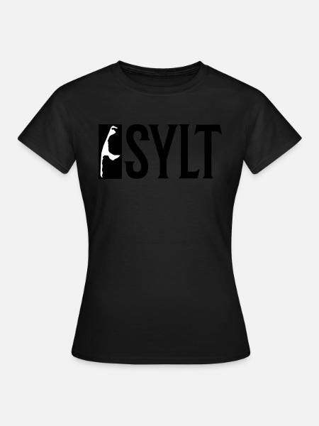 Sylt Urlaub - Frauen T-Shirt - Schwarz